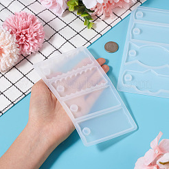 2шт 2 стиля силиконовые Молды для подвесок своими руками&nbsp;DIY-TA0010-39