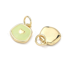 Латунь эмаль подвески&nbsp;KK-C251-36G-03