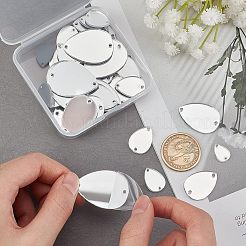 52 шт. 6 стиля акриловые пришивные стразы OACR-FG0001-16