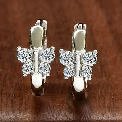 925 серьги-кольца из стерлингового серебра с бабочками MM4142