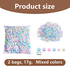 2 пакетик 17 г маленьких шариков из пенопласта KY-DC0001-47