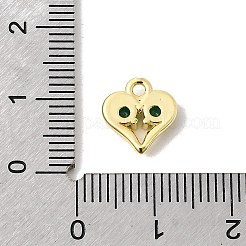 Латунные микро проложить кубического циркония подвески KK-L258-11G-02