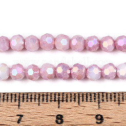 Brins de perles de verre électrolytiques anti-ternissement&nbsp;LS-EGLA-T021-4mm-15-02