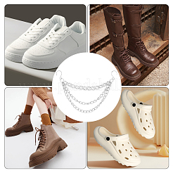 2 шт. алюминиевые цепи для ремней безопасности&nbsp;HJEW-SP0001-41P