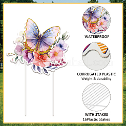 ПП пластиковый садовый кол DIY-WH0652-004