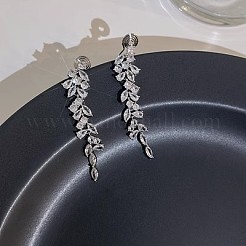 Сплав горный хрусталь кисточкой болтающиеся серьги&nbsp;FS-WG3A30F-01