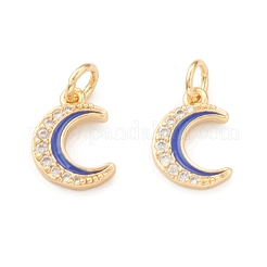 Charms ecologici in ottone con micro pavé di zirconi&nbsp;KK-I698-32G