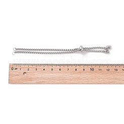 Fabrication de bracelets coulissants réglables en acier inoxydable 304 résistants au ternissement&nbsp;LS-STAS-T050-030P