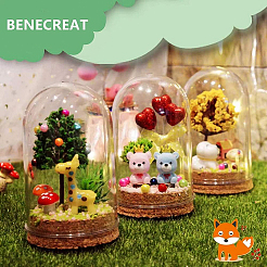 Стеклянный купол AJEW-BC0003-06