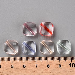 Прозрачные акриловые бусины&nbsp;X-TACR-S154-08A