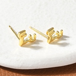 925 серьги-гвоздики из стерлингового серебра для женщин&nbsp;EJEW-K303-03G