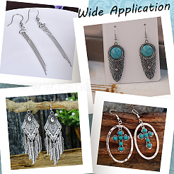 300 шт. крючки для сережек из нержавеющей стали 304 STAS-SP0001-34