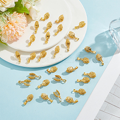 30 шт. латунные скобы для ледоруба KK-GO0002-14G