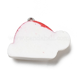 Pendentifs en résine opaque&nbsp;RESI-D055-007P