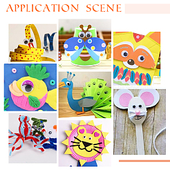 1000種類のプラスチック製の動く目ボタン2個  diyスクラップブッキングクラフトおもちゃアクセサリー用  ミックスカラー  500個/スタイル&nbsp;KY-PH0001-23