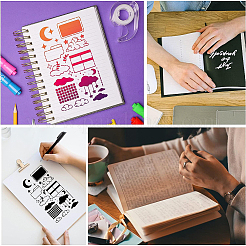 Трафареты для штампов из нержавеющей стали DIY-WH0242-253