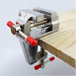 Мини-столовые тиски из алюминиевого сплава&nbsp;AJEW-I060-01