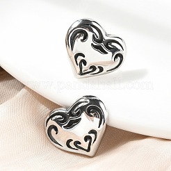 Серьги-гвоздики из хирургической нержавеющей стали 316 EJEW-R022-02AS