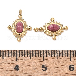 Colgantes facetados de rodonita natural&nbsp;GG-CBA50CD-07G-02
