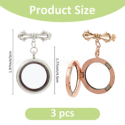 3шт латунная брошь JEWB-FH00016