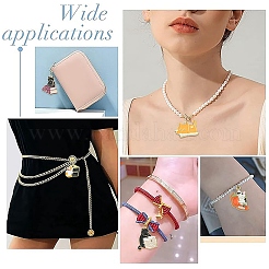 22шт 11 стиля подвески из сплава с эмалью&nbsp;ENAM-YW0005-23