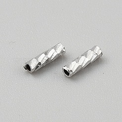 925 in argento sterling perline tubo&nbsp;LS-STER-WH0004-060C-P