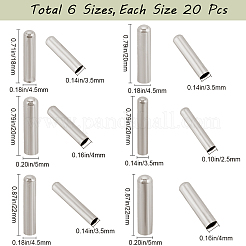 120 шт. 6 стиля колонных латунных аксельбантов&nbsp;KK-GF0001-17P