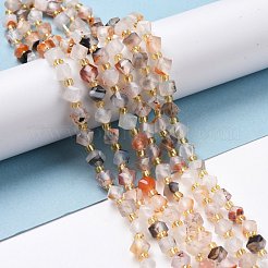 Природный агат бисер нитей&nbsp;G-P463-18