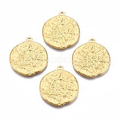 Pendentifs en acier inoxydable avec placage ionique (IP) 201&nbsp;STAS-N098-077LG