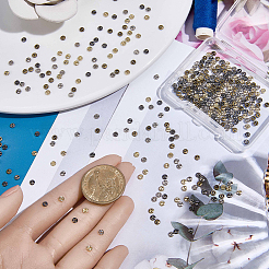 400 шт. 4-х цветные литые кнопки&nbsp;BUTT-GF0004-14