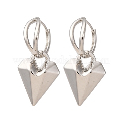 Orecchini a cerchio in ottone a cuore&nbsp;EJEW-D322-12P-02