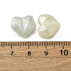 Светящиеся прозрачные акриловые бусины LACR-S001-14B