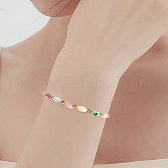 4 нити натуральных пресноводных ракушек окрашенных бусин нити SHEL-SC0001-76