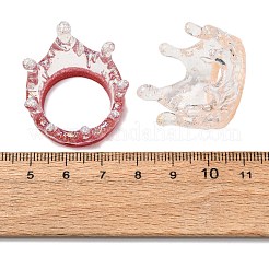 Светящиеся кабошоны из прозрачной смолы CRES-L045-15