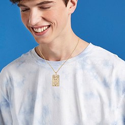 Bijoux à bricoler soi-même tarot pendentif collier faisant des kits&nbsp;DIY-SZ0009-78