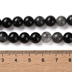 Натуральные турмализированные кварцевые бусинки&nbsp;G-C268-B06-02