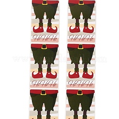 200 Stück selbstklebende Papieraufkleber mit Weihnachtsmotiven.&nbsp;DIY-M070-02K