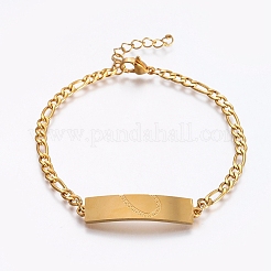 Ионное покрытие (ip) пары 304 нержавеющая сталь id браслеты наборы&nbsp;X-BJEW-I283-08