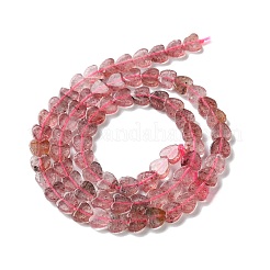Природного кварца клубники нитей бисера&nbsp;G-M403-A48-02