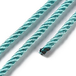Cordón redondo trenzado de nailon&nbsp;NWIR-S001-01O