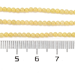 Природных лимона нефритовый шарик нити&nbsp;LS-G-A130-2mm-M02