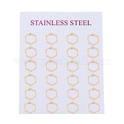 Серьги-гвоздики из нержавеющей стали 304 EJEW-Z012-07G