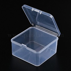 Contenitori di perline di plastica con coperchio incernierato&nbsp;CON-Z007-02C