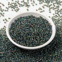 MIYUKIラウンドロカイユビーズ  日本製シードビーズ  （rr3746)  8/0  3mm  穴：1mm  約422~455PCS /ボトル  10 G /ボトル&nbsp;SEED-JP0009-RR3746