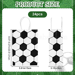 Прямоугольные бумажные подарочные пакеты с ручкой ABAG-WH20001-10D