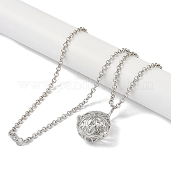 Латунь подвесные ожерелья NJEW-G089-12P