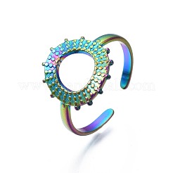 Кольцо-манжета из нержавеющей стали 304&nbsp;RJEW-N038-109