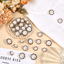 36 шт. 3 вида пластиковых пуговиц с 1 отверстиями&nbsp;BUTT-HY0001-25