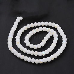 Chapelets de perles en verre électroplaqué&nbsp;EGLA-A044-J3mm-L05
