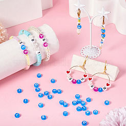 100шт 5 стиля прозрачные акриловые бусины&nbsp;OACR-TA0003-48B